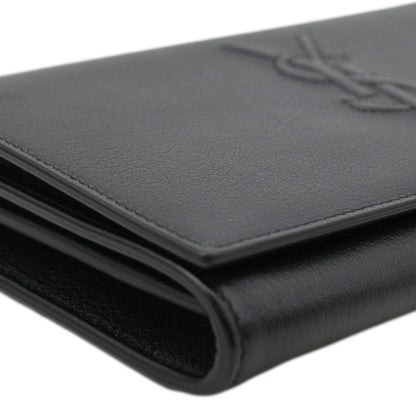 YVES SAINT LAURENT Belle De Jour Chain Leather Crossbody Bag Black