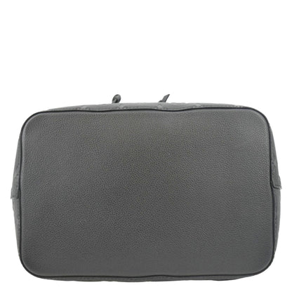LOUIS VUITTON NeoNoe MM Monogram Empreinte Leather Shoulder Bag Black