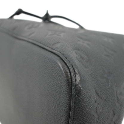LOUIS VUITTON NeoNoe MM Monogram Empreinte Leather Shoulder Bag Black