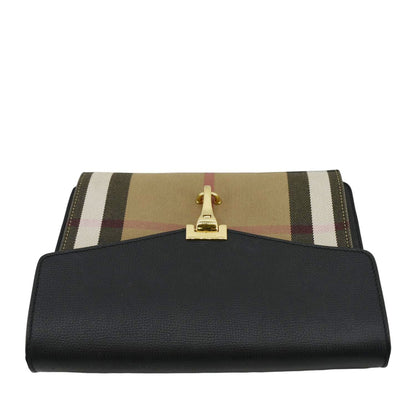 BURBERRY Macken Small Canvas Crossbody Bag Black