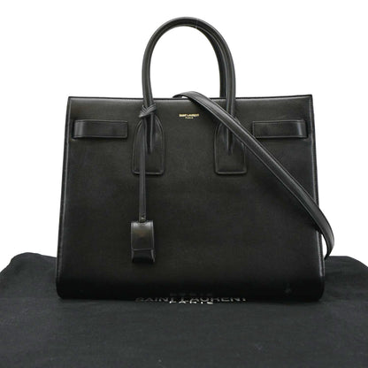 Yves Saint Laurent Sac De Jour Small Leather Shoulder Bag Black