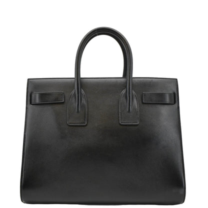 Yves Saint Laurent Sac De Jour Small Leather Shoulder Bag Black