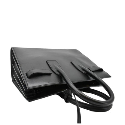 Yves Saint Laurent Sac De Jour Small Leather Shoulder Bag Black