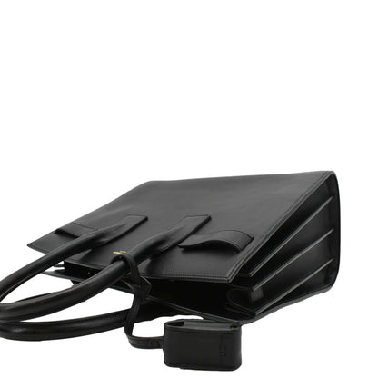 Yves Saint Laurent Sac De Jour Small Leather Shoulder Bag Black