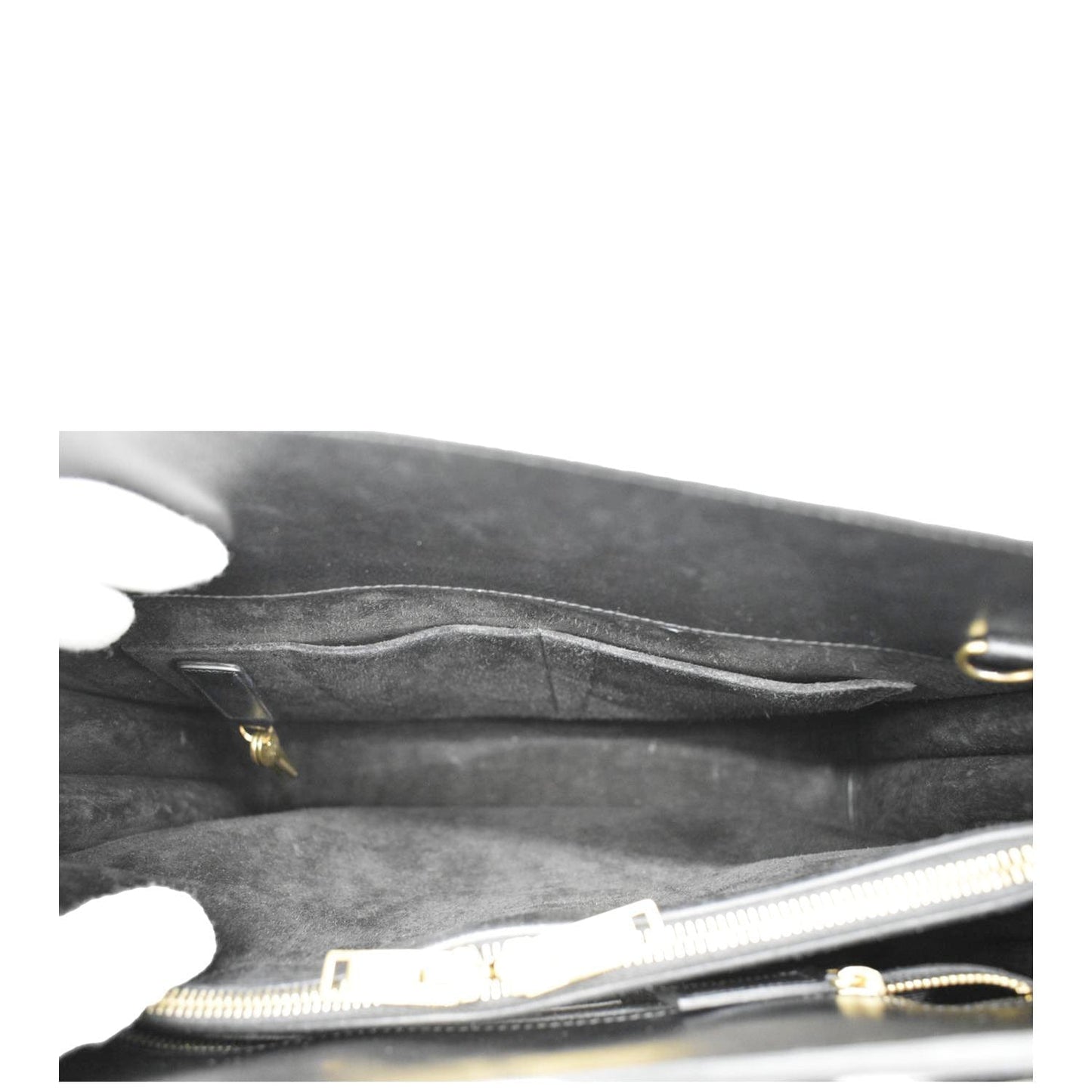 Yves Saint Laurent Sac De Jour Small Leather Shoulder Bag Black