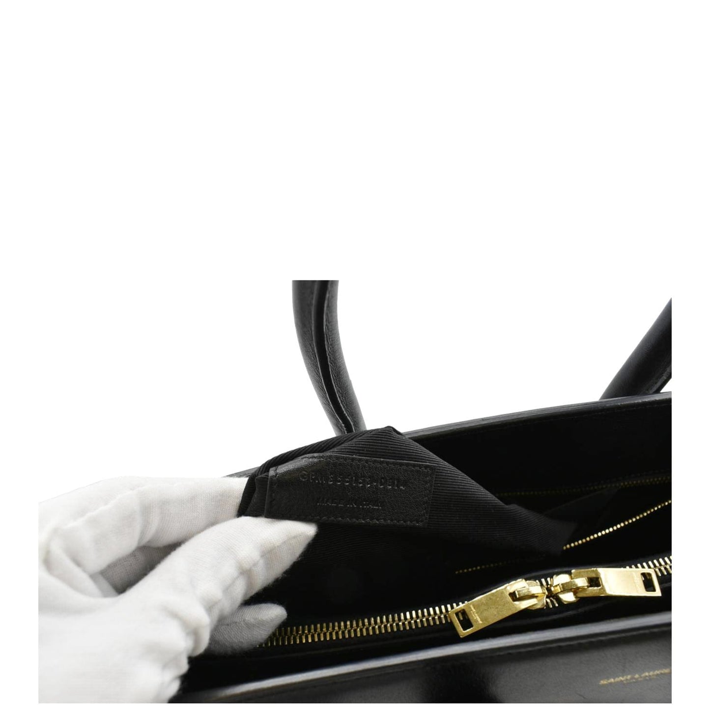 Yves Saint Laurent Sac De Jour Small Leather Shoulder Bag Black