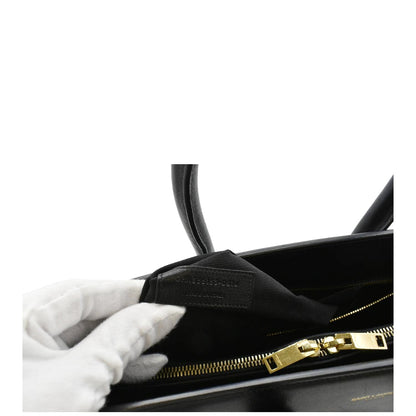Yves Saint Laurent Sac De Jour Small Leather Shoulder Bag Black