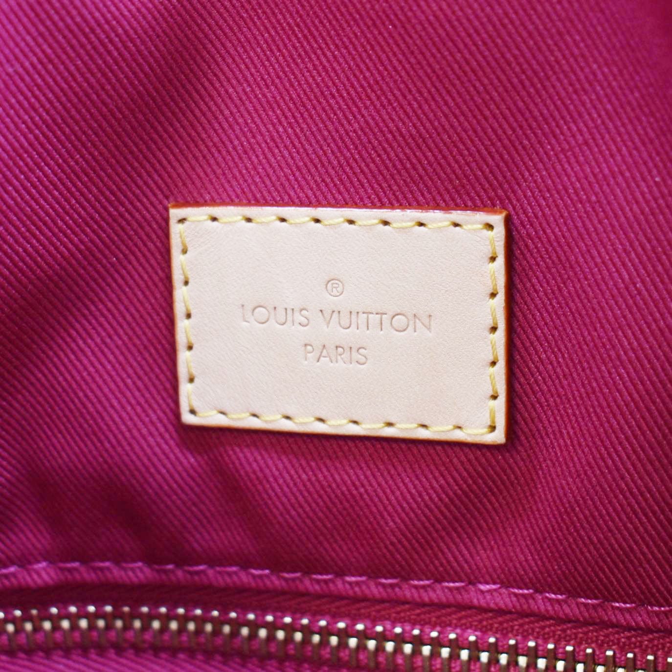 LOUIS VUITTON Graceful MM Monogram Canvas Hobo Shoulder Bag Brown