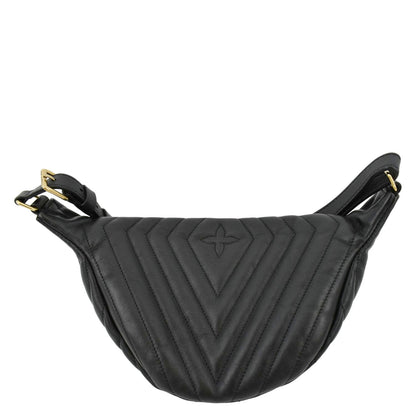 LOUIS VUITTON New Wave Quilted Leather Bumbag Black