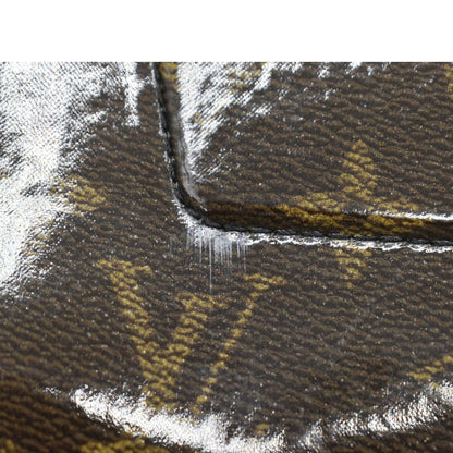 LOUIS VUITTON Keepall 50 Bandouliere Monogram Glaze Canvas Travel Bag Brown