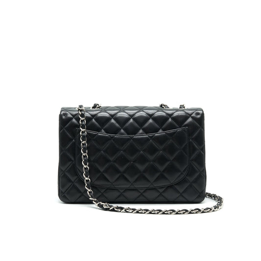 Chanel Single Flap jumbo Bag Lambskin Black