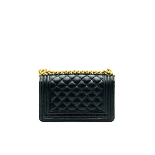 Chanel Small Leboy Cavier Black