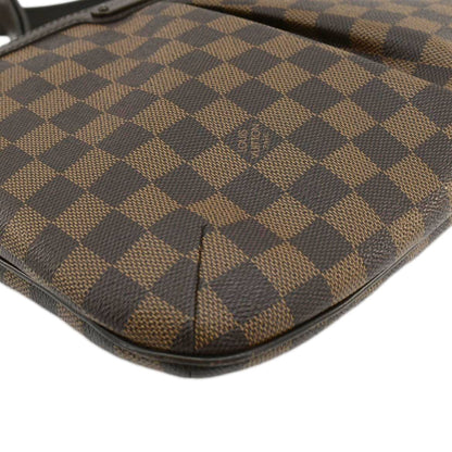 LOUIS VUITTON Bloomsbury PM Damier Ebene Crossbody Bag Brown