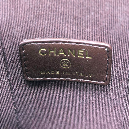 Chanel Long Vanity on Chain Caviar Black L