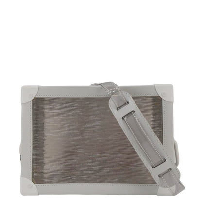 LOUIS VUITTON Plage PVC Epi Leather Soft Trunk Crossbody Bag White