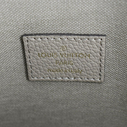 LOUIS VUITTON Pochette Felicie Monogram Leather Chain Wallet Tourterelle Gray