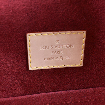 LOUIS VUITTON Mizi Vienna Monogram Canvas Satchel Bag Brown