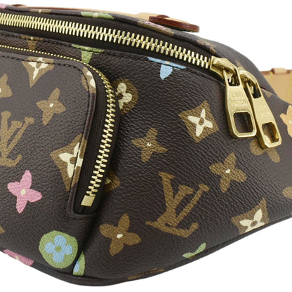 LOUIS VUITTON Rush Monogram Craggy Canvas Bumbag Chocolate