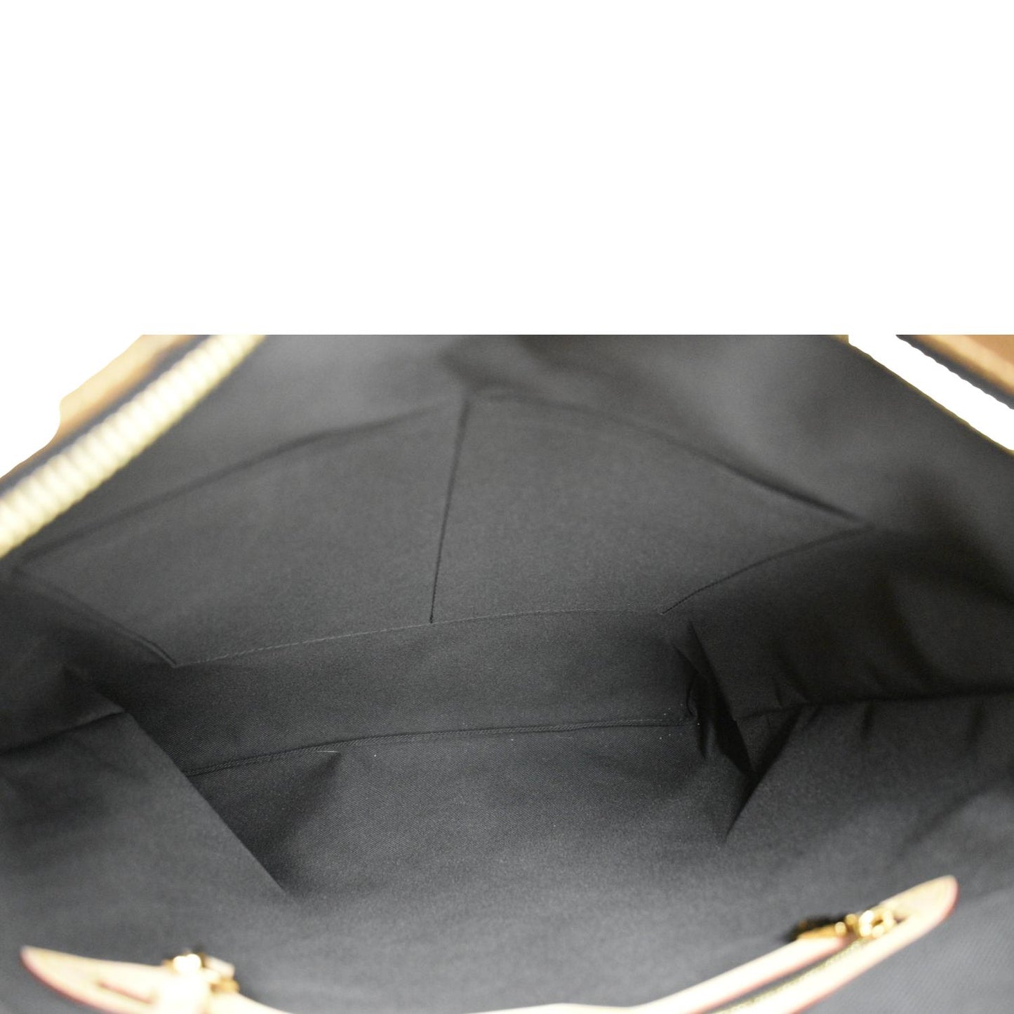 LOUIS VUITTON Carry It Monogram Reverse Canvas Tote  Bag Brown