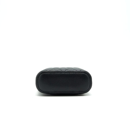 Chanel Long Vanity on Chain Caviar Black L