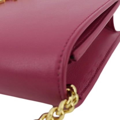 YVES SAINT LAURENT Kate Small Smooth Leather Crossbody Bag Hot Pink