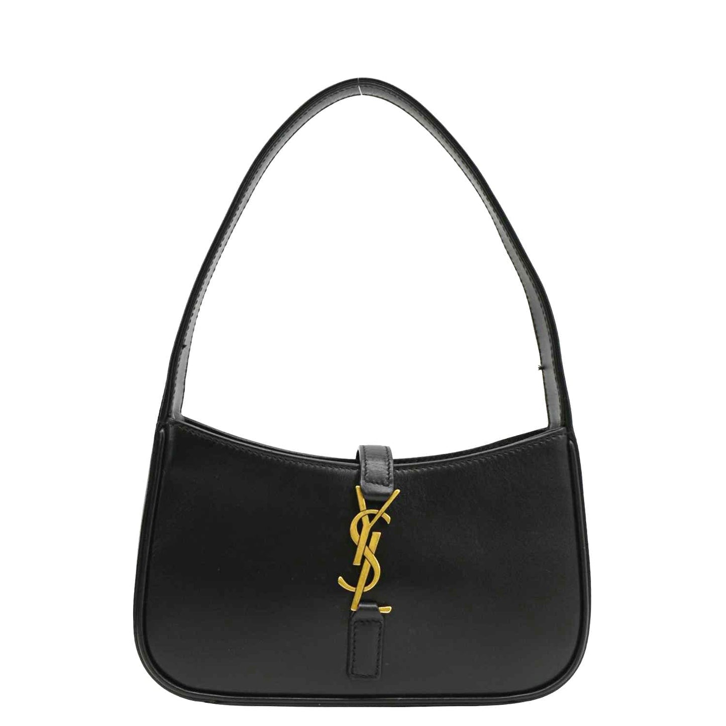 YVES SAINT LAURENT Le 5 A 7 Mini Leather Shoulder Bag Black