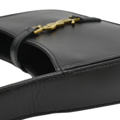 YVES SAINT LAURENT Le 5 A 7 Mini Leather Shoulder Bag Black