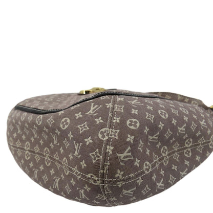 LOUIS VUITTON Idylle Romance Monogram Canvas Hobo Bag Sepia
