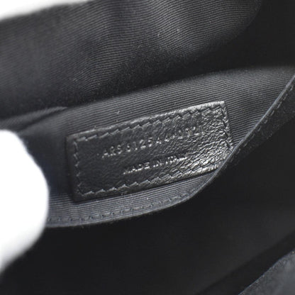 YVES SAINT LAURENT Lou Medium Quilted Leather Camera Crossbody Bag Black