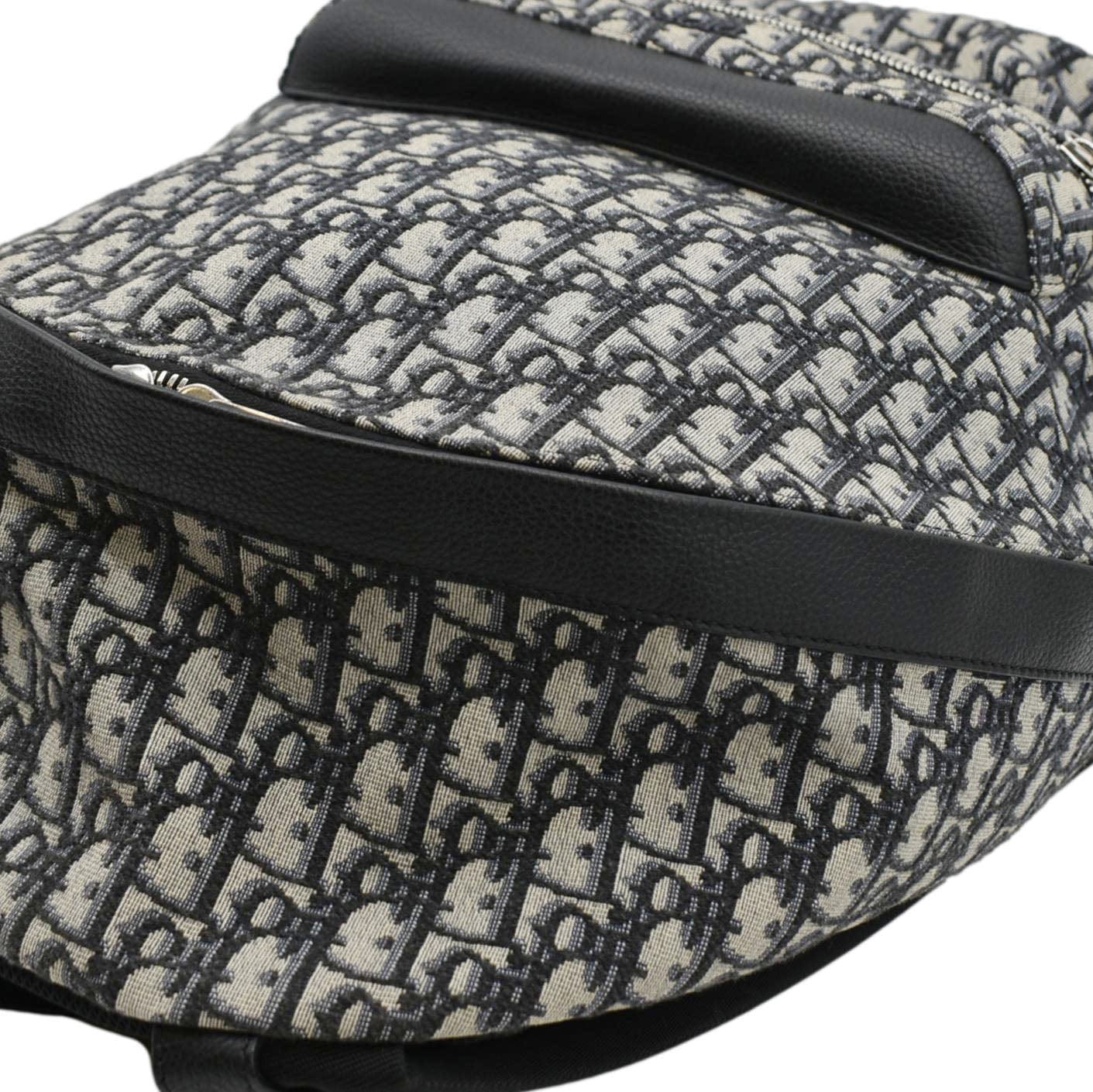 CHRISTIAN DIOR Kids Rider Mini Oblique Jacquard Backpack Beige