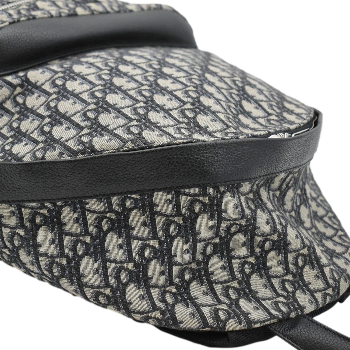 CHRISTIAN DIOR Kids Rider Mini Oblique Jacquard Backpack Beige