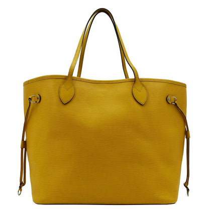 LOUIS VUITTON Neverfull MM Epi Leather Shoulder Bag Yellow