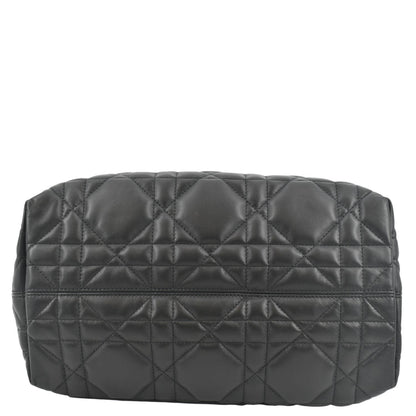 CHRISTIAN DIOR Medium Toujours Leather Shoulder Bag Black