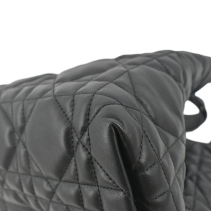 CHRISTIAN DIOR Medium Toujours Leather Shoulder Bag Black
