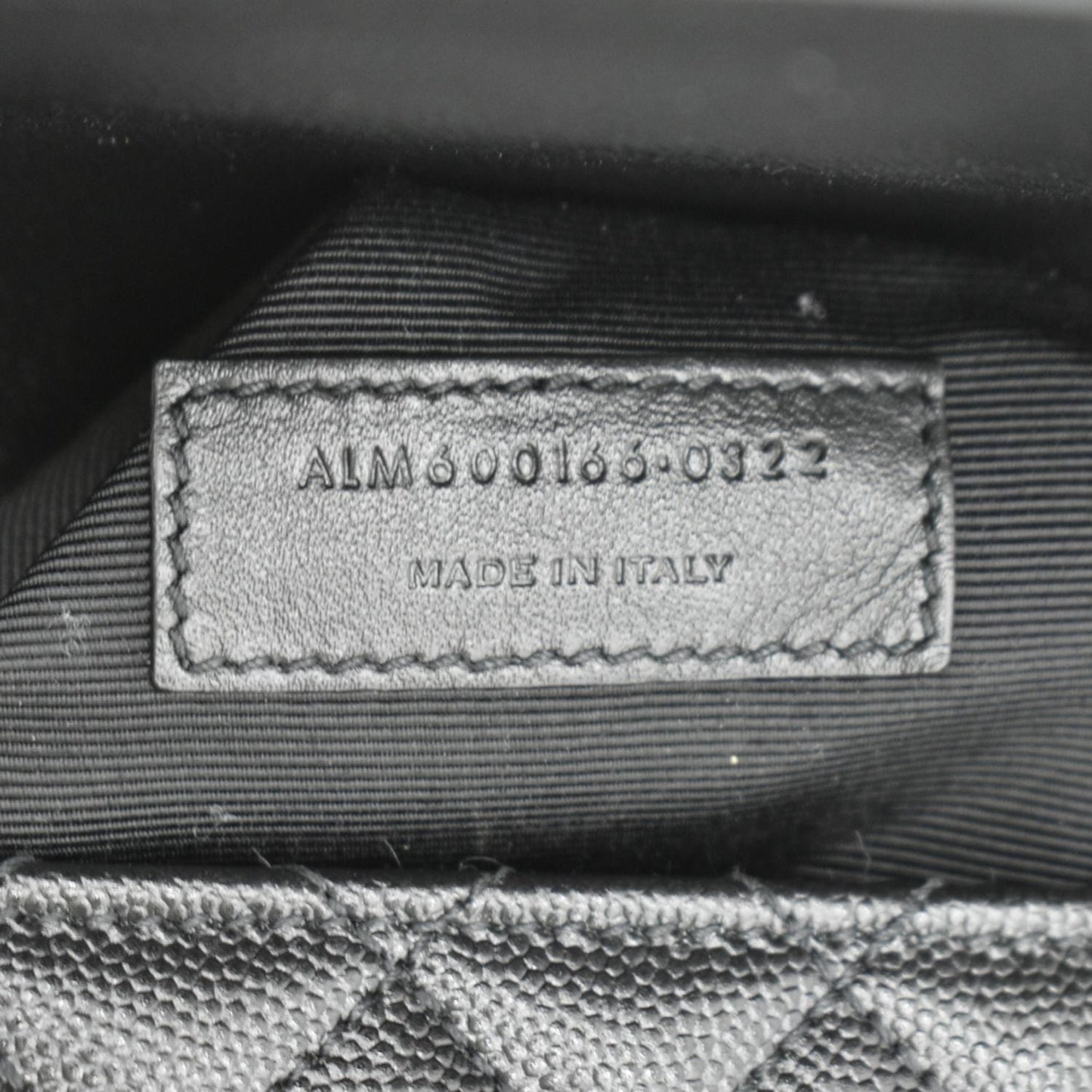 YVES SAINT LAURENT Envelope Large Mix Matelasse Leather Wallet Black