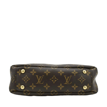 LOUIS VUITTON Pallas BB Monogram Canvas Shoulder Bag Brown