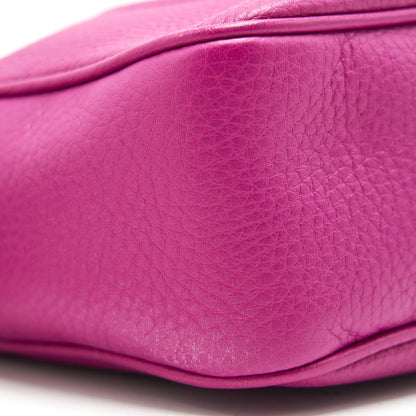 Gucci Soho Small Leather Disco Bag Hot Pink