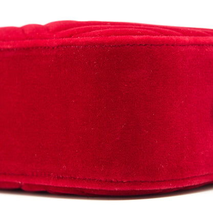 Gucci Marmont Valvet Camera Bag Red