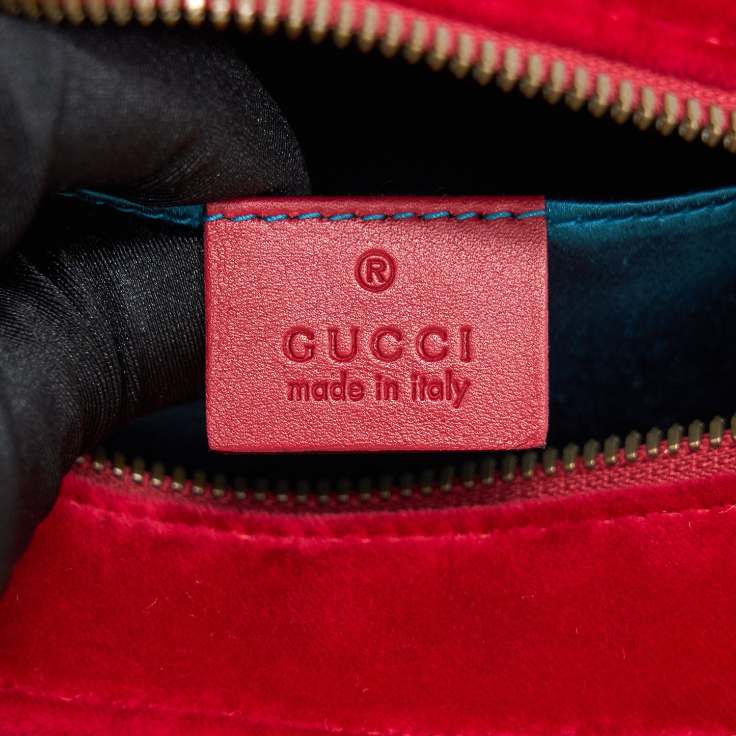 Gucci Marmont Valvet Camera Bag Red