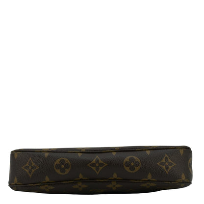 LOUIS VUITTON Pochette  Monogram Canvas Pouch Brown