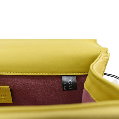 GUCCI Dionysus Small Leather Crossbody Bag Gold 499623