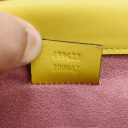 GUCCI Dionysus Small Leather Crossbody Bag Gold 499623