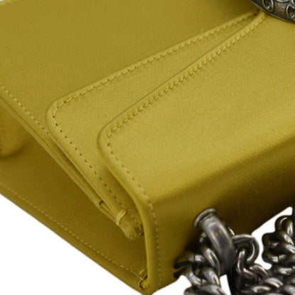 GUCCI Dionysus Small Leather Crossbody Bag Gold 499623