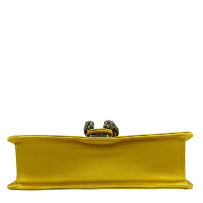 GUCCI Dionysus Small Leather Crossbody Bag Gold 499623