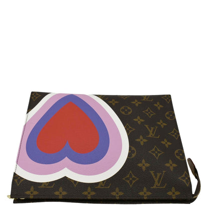LOUIS VUITTON Game On Toiletry 26 Monogram Canvas Pouch Brown