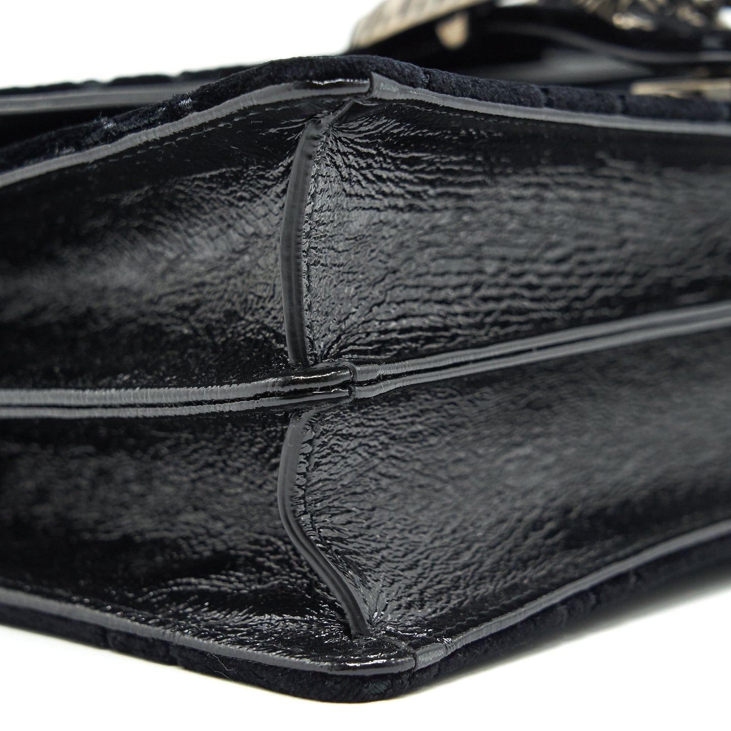 Gucci Dionysus GG Medium Velvet Black Shoulder Bag
