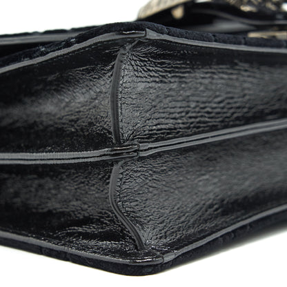 Gucci Dionysus GG Medium Velvet Black Shoulder Bag