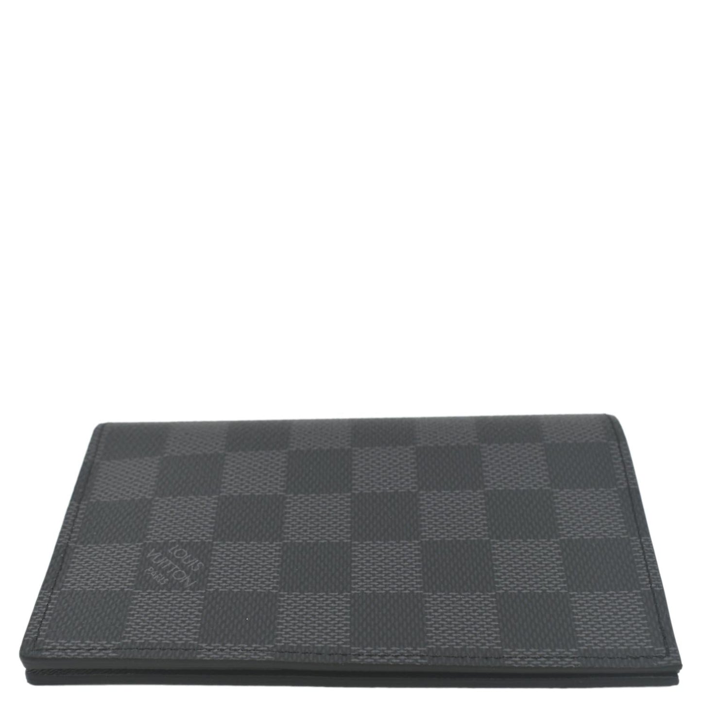 LOUIS VUITTON James Damier Graphite Canvas Wallet Black