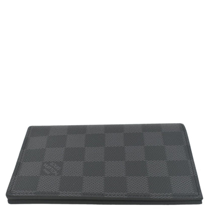 LOUIS VUITTON James Damier Graphite Canvas Wallet Black