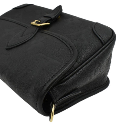 LOUIS VUITTON  Diane Empreinte Leather Crossbody Bag Black